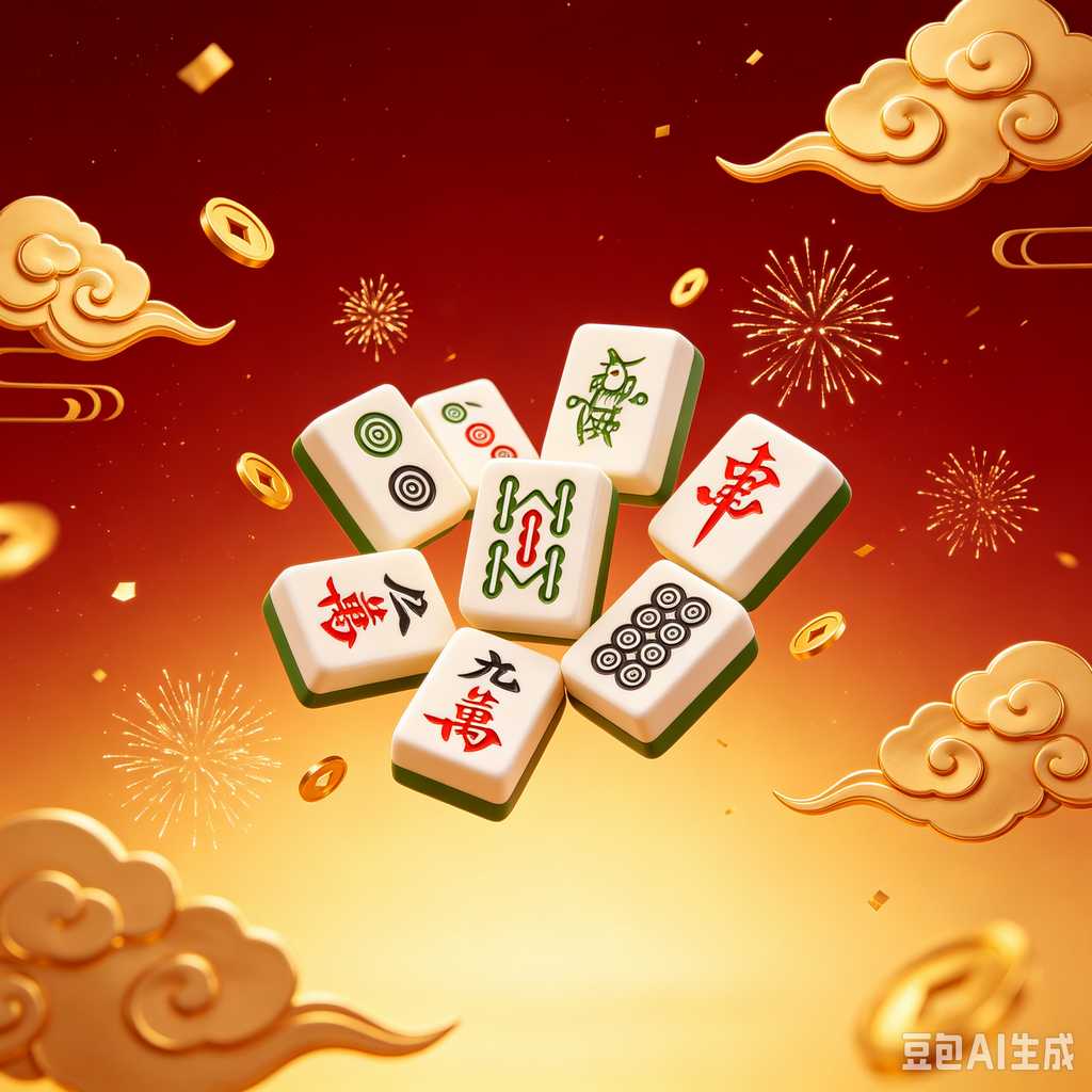 asian classic board game mahjong