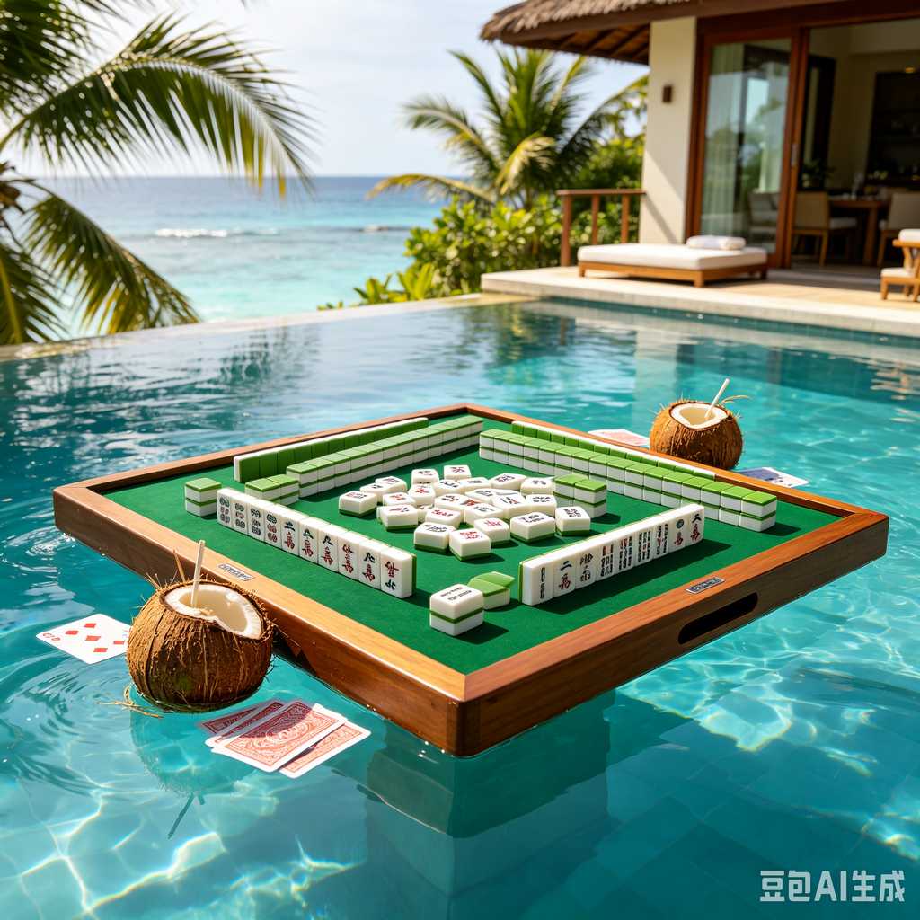vivid color print mahjong set